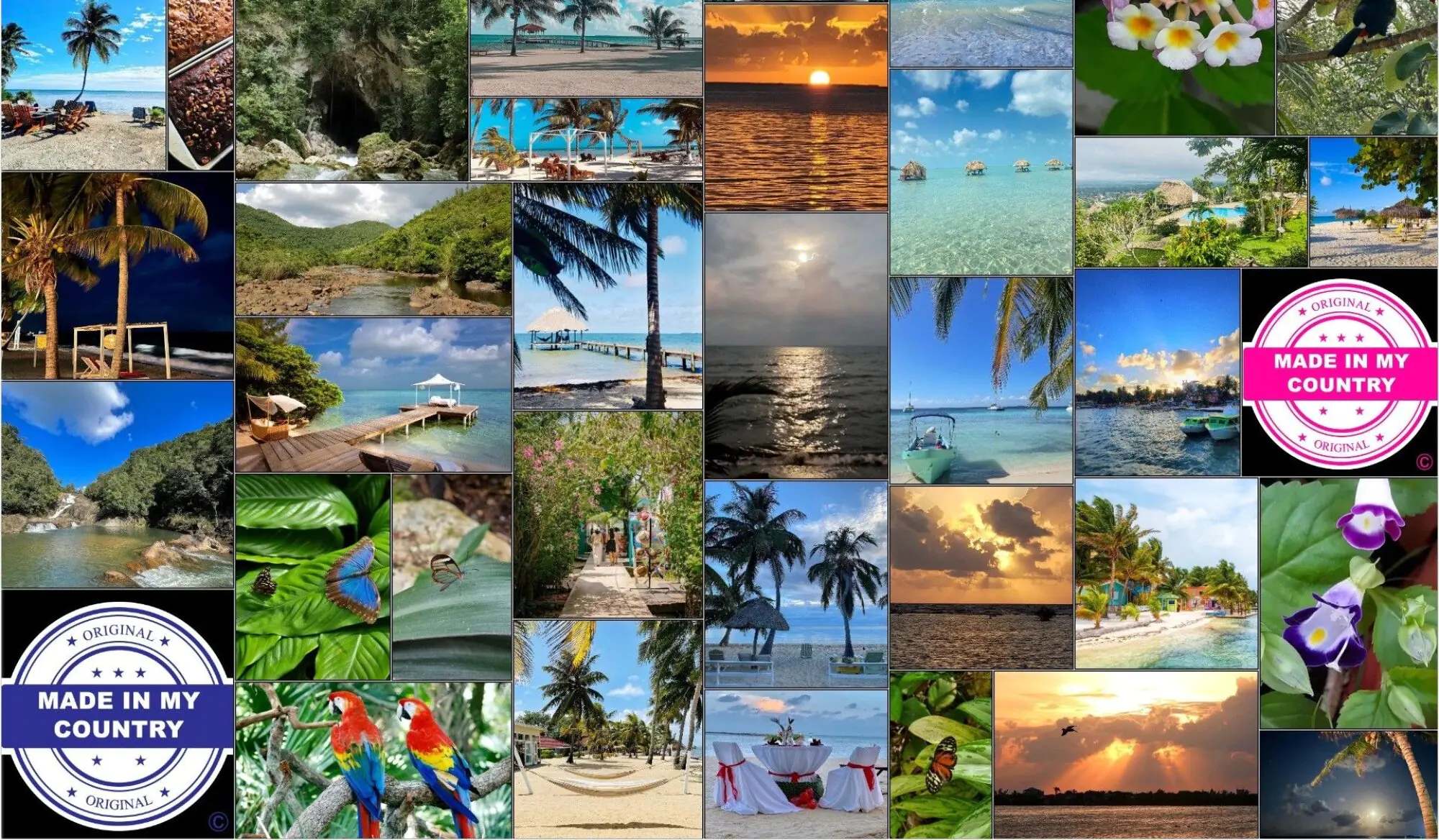MadeinMycountry Belize: Caribbean dream destination! MadeinMycountry is a global platform that celebrates and supports local history, culture, art, and nature conservation efforts. For two decades, we have been sponsoring local museums, cultural organizations, travel destinations, historical sites and various cultural events around the world.
